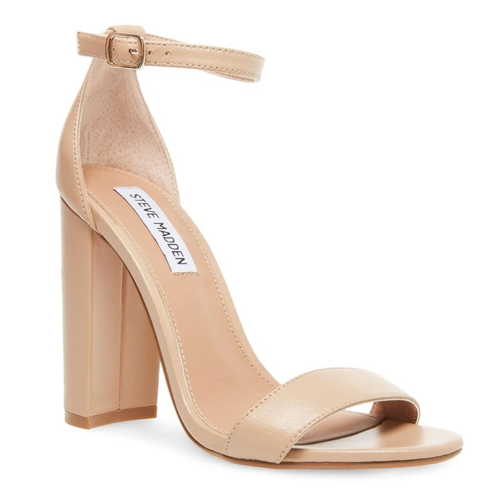 Steve Madden Carrson Blush Leather Heels